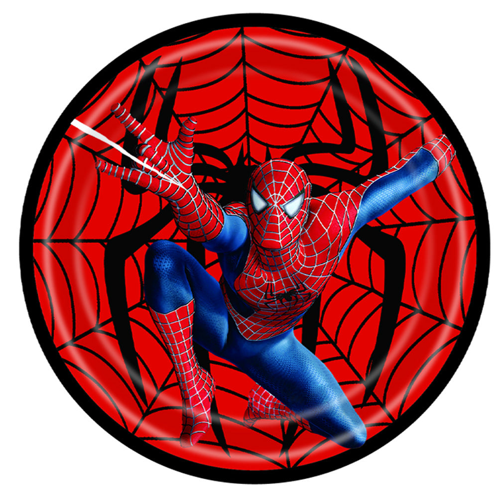 Spiderman Princess Frozen Tableware Set Birthday Celebration Party Set Birthday Decoration Set for Happy Banner, Plates, Cups Set,Napkins,Tablecloths for 20 Guests (Spiderman)