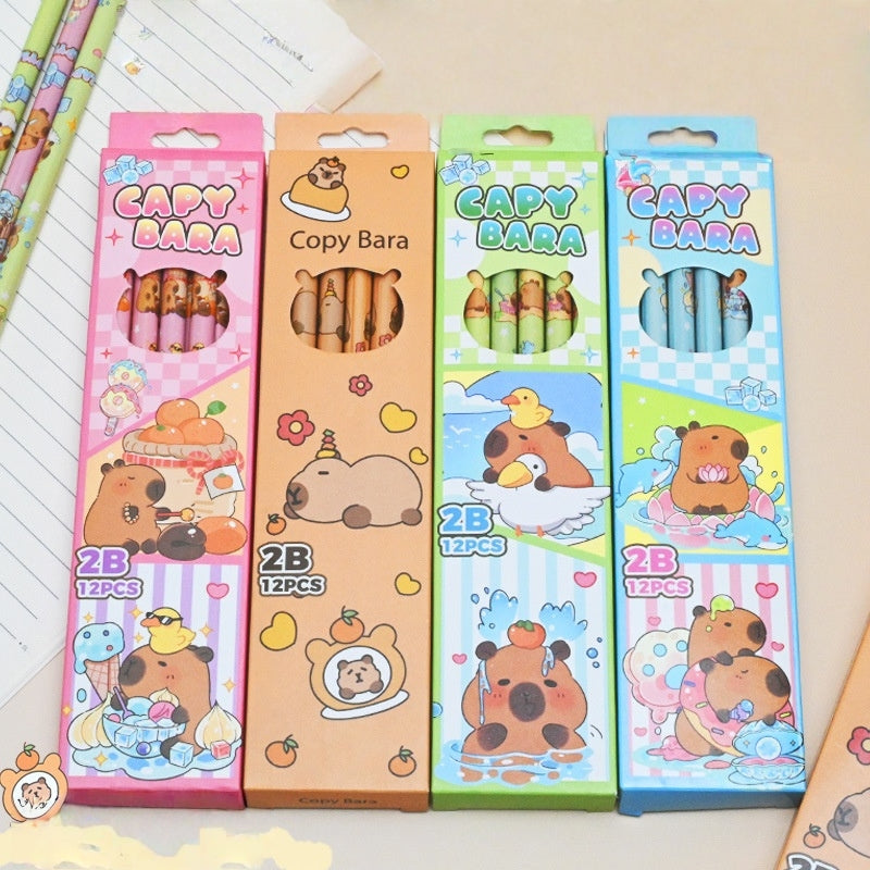 12 Pack Princess Spider HB Pencils with erasers Kids Children Party Bag Fillers School Office