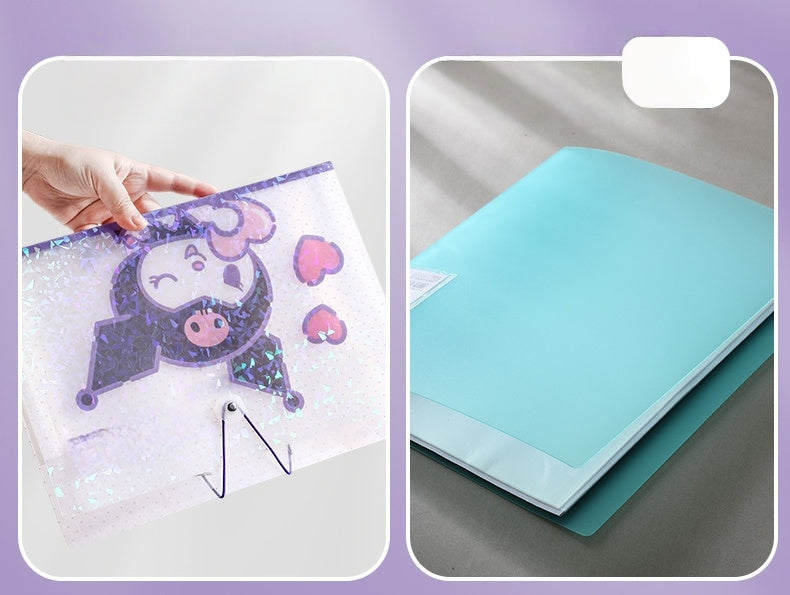 Princess A4 Expanding File Organiser, 13 Compartment Large Capacity Document Folder, Accordion Document Organizer with Colourful Label Tabs, Handle, Office School (Hello kitty, A4)