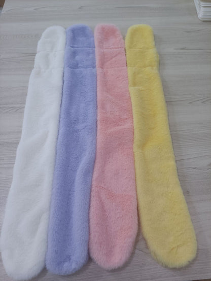 Kids Winter Beanie Scarf for 2-10 Years Old Boys Girls.Outdoor Warm Fleece Lined Thermal Knit Fluffy Pom (Cinnamoroll)