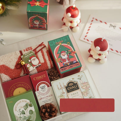 Scented Candles Gifts for Women, Christmas Tree Santa Scented Candles Gift Boxed, Long Lasting, Home Fragrance Gifts (Christmas Santa)