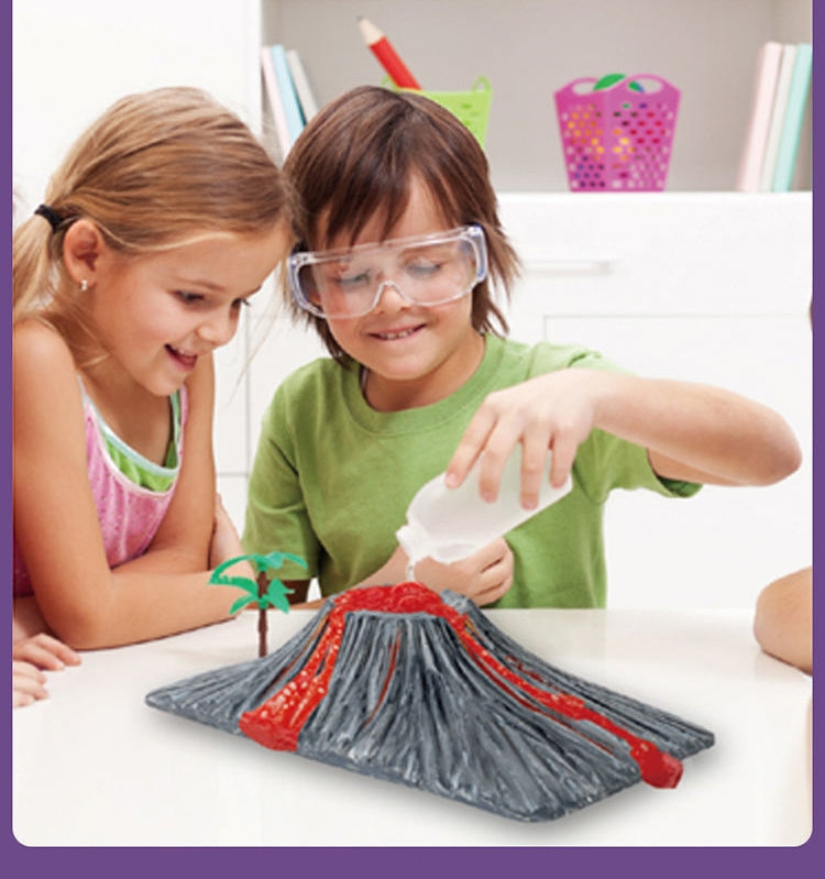 Make Your Own Volcano Eruption Stem Kit For Kids Science Experiments For Kids Age 7 - Craft- Chemistry Gifts(Set 01)