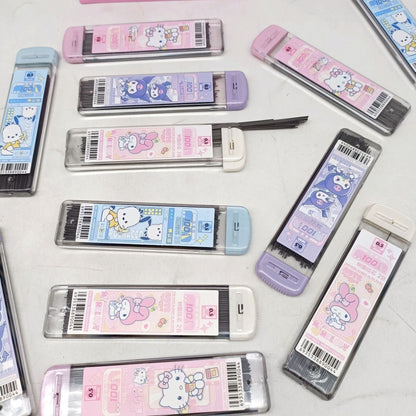 Automatic Pencil Refills (200 Pcs), 0.5mm Lead cute Kitty Mechanical Pencils, Mechanical for Sketching, Woodworking, Crafts, Art (Automatic Pencil Refills （Random color）)