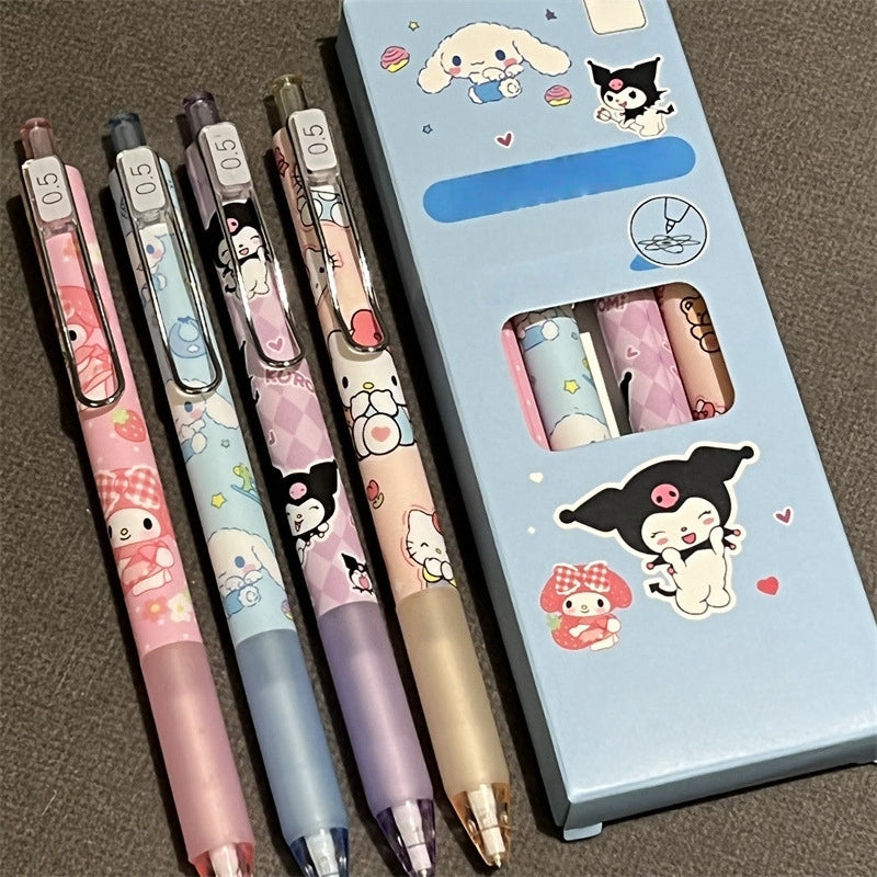 Mechanical Automatic 4pcs Pencil Set 0.5 mm for Office School Stationary Supply Party Favour Bag Fillers Gift Girls Boys writing