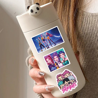 50pcs Princess Aven Superheros Toy Kids Stickers Luggage Laptop Skateboard Waterproof Party Bag Fillers Waterbottle Decal Graffiti Patches