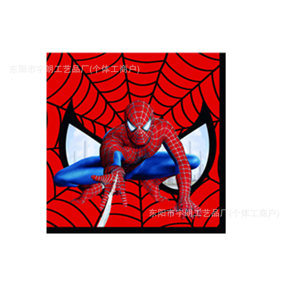 Stch Spider Princess Frozen Tableware Set Birthday Celebration Party Set Birthday Decoration Set for Happy Banner, Plates, Cups Set,Napkins,Tablecloths for 20 Guests