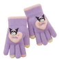 Full Finger Gloves Elsa Winter Knit Warm Mittens Soft Lined Fleece Thermal Outdoor Stretchy Gloves for Kids boys girls
