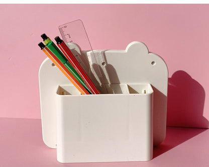 Cute Bear Photo Frame with pen holder back 4 x 6 Picture Frame for Tabletop Display, Cute Home Room Decor, Gifts for kids women