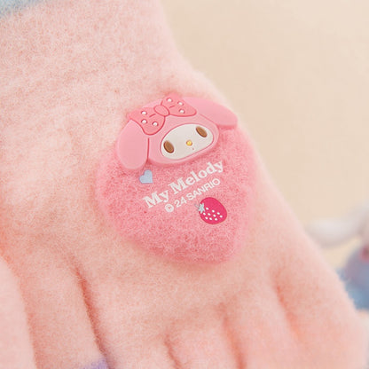Full Finger Gloves Elsa Winter Knit Warm Mittens Soft Lined Fleece Thermal Outdoor Stretchy Gloves for Kids boys girls