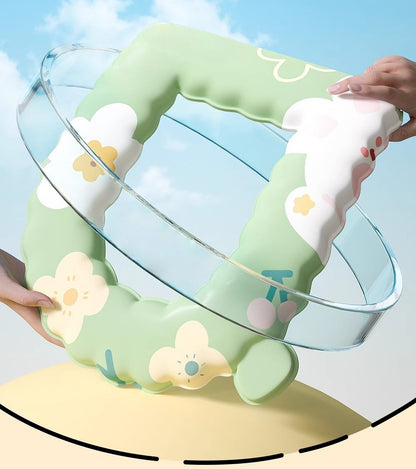 2PCS Bathroom Soft Thicker Warmer Warm waterproof Plush Stretchable Washable Cloth Toilet Seat Cover Pads