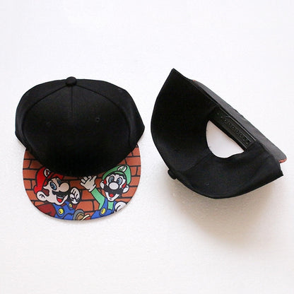 Kids Cotton Baseball Cap Hat for Boys, Boys Caps Perfect for Outdoor Sunny Days Sun Hat 3+ Years(Mario)