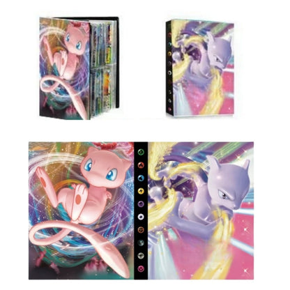 Card Binder for trading cards, 4-Pocket Collection Card Holder, Card Album Case Folder book, 30 Pages 240 Cards Capacity Collectible Card Case Folder Album （Colour 3）