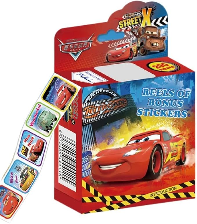 Kids Toddlers Princess Elsa Mickey Mouse Dinosaur Stickers Party Bag Fillers Boys Girls Teachers as Reward Craft Scrapbooking in Box Gift Set