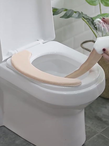 Bathroom Toilet Seat Closestool Washable Soft Warmer Mat Cover Pad Cushion Cover